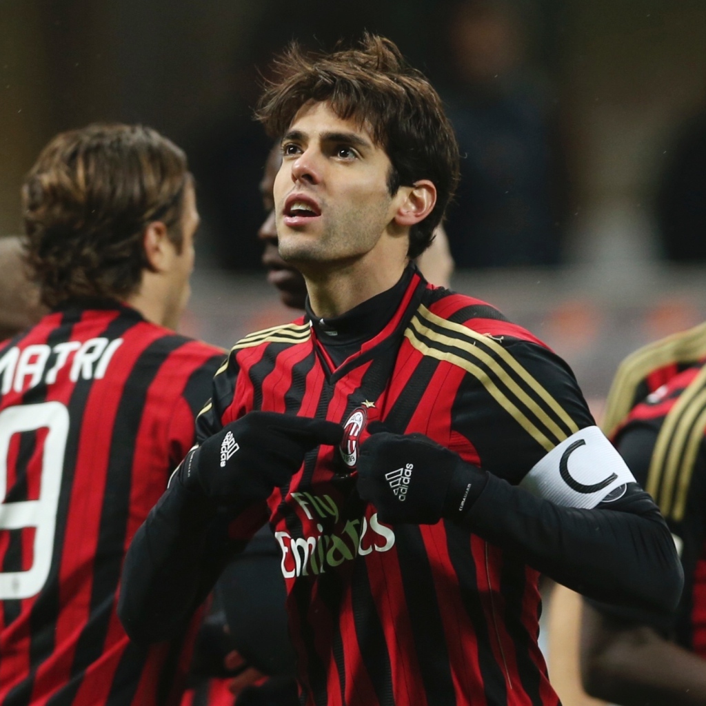 Милан Кака и его товарищи по команде