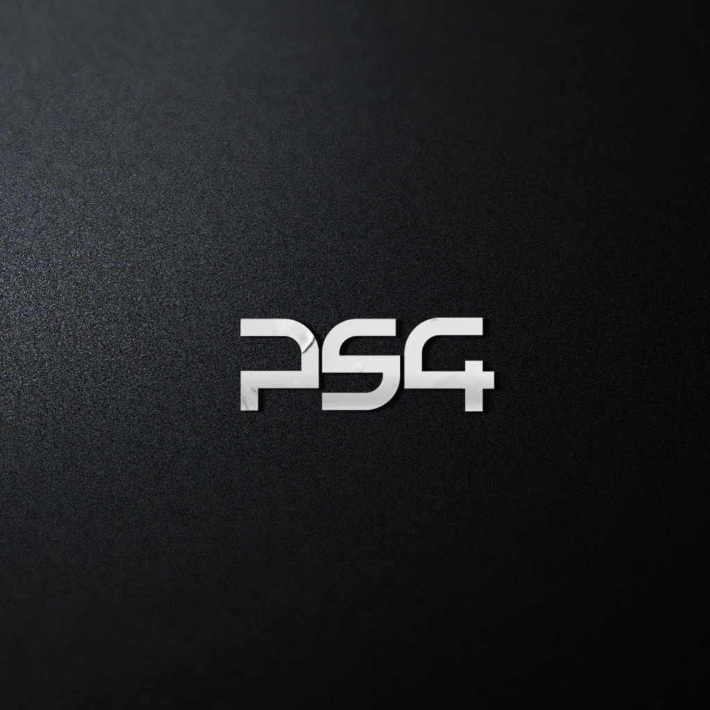 PS4 логотип в стиле Minimal