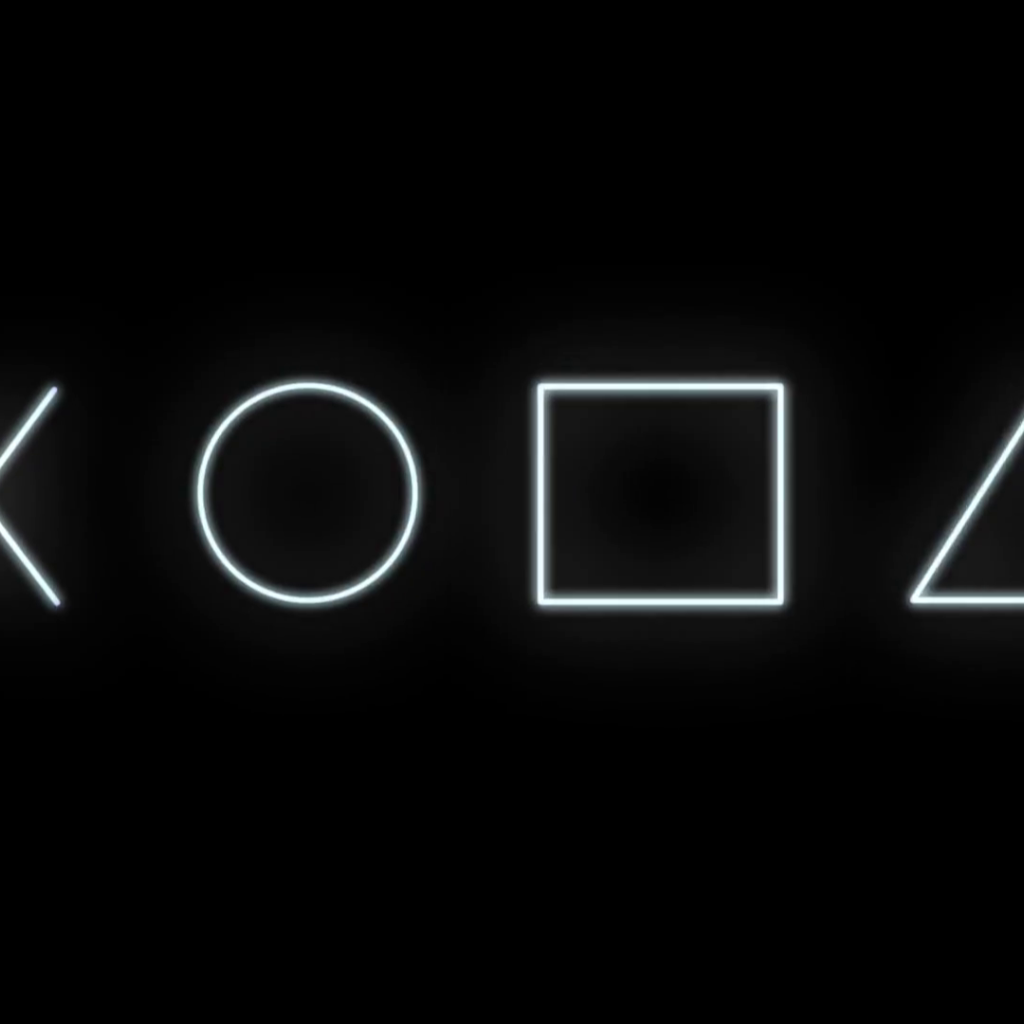 Sony Play Station 4 черный логотип