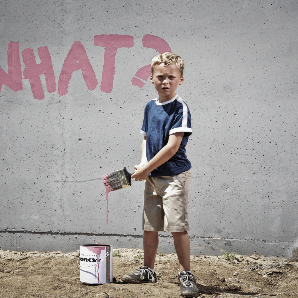 Уличный художник ребёнок