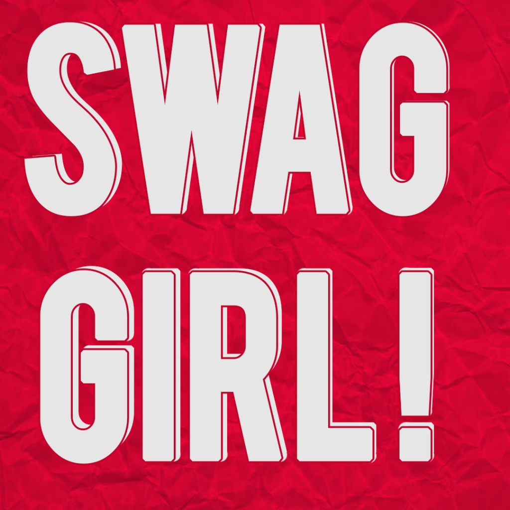 Надпись Swag girl