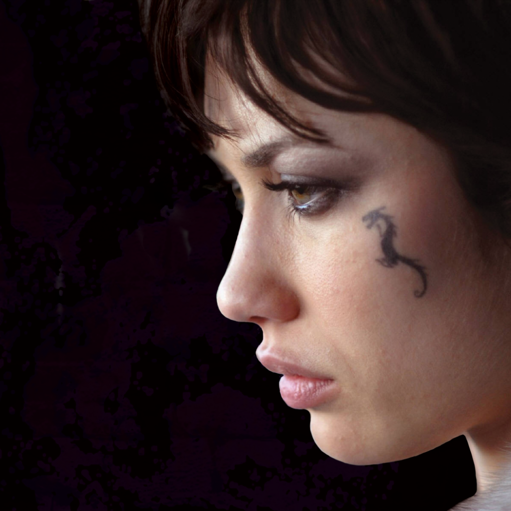 Татуировка дракон на лице