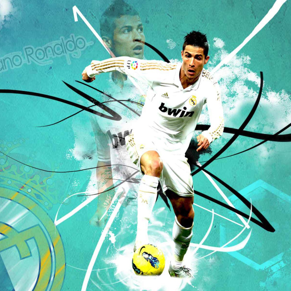 The Best football player of Real Madrid Cristiano Ronaldo
