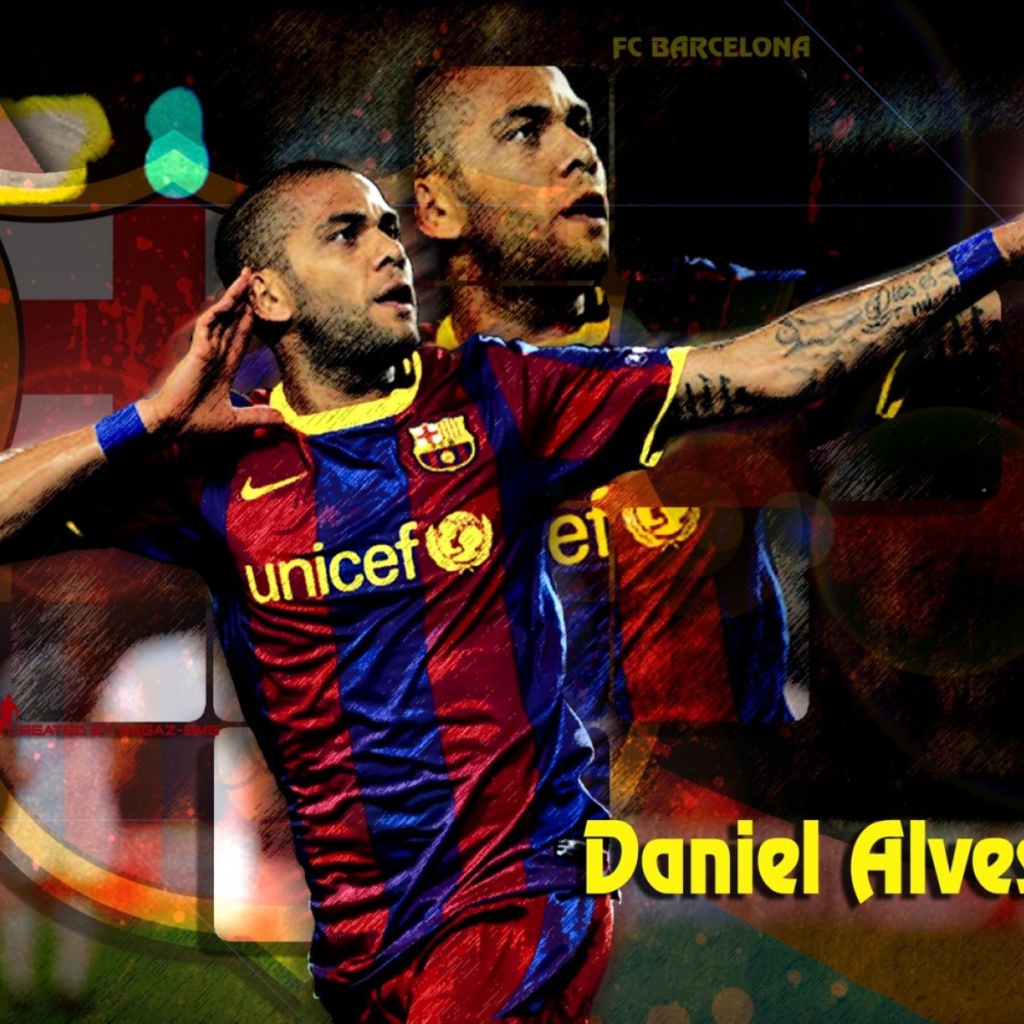Лучший футболист Барселоны Даниэл Алвес