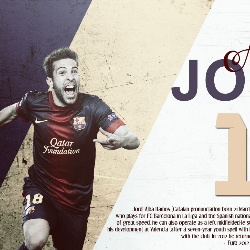 Лучший футболист Барселоны Хорди Альба