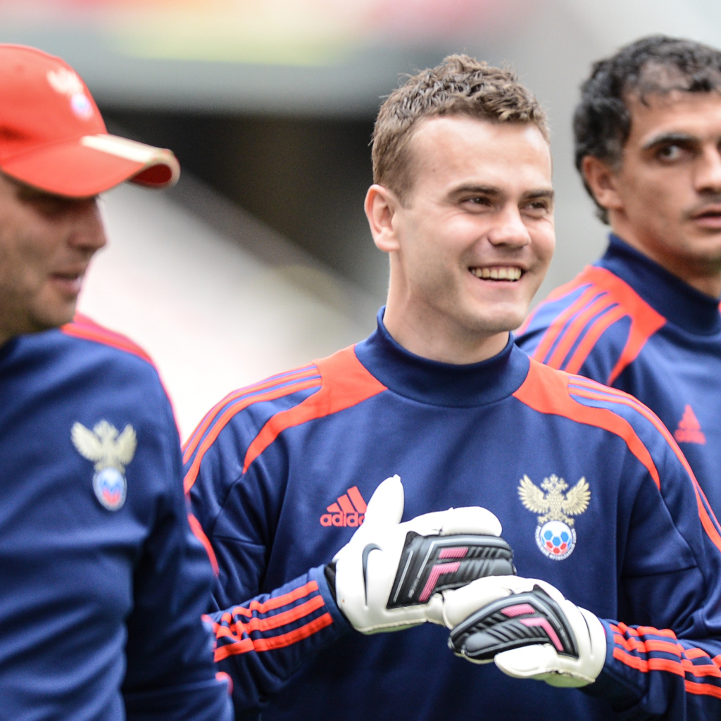 The best football player of CSKA Moscow Igor Akinfeev
