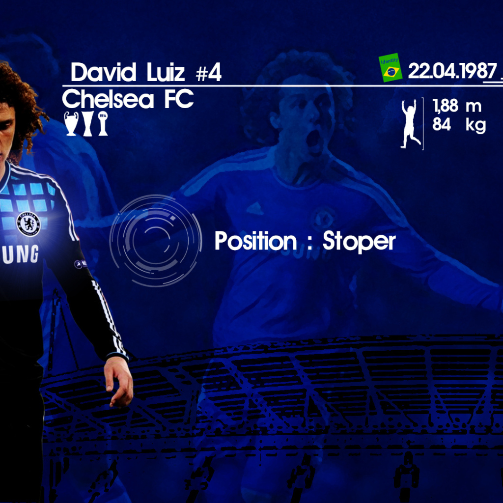 Лучший футболист Челси Давид Луис