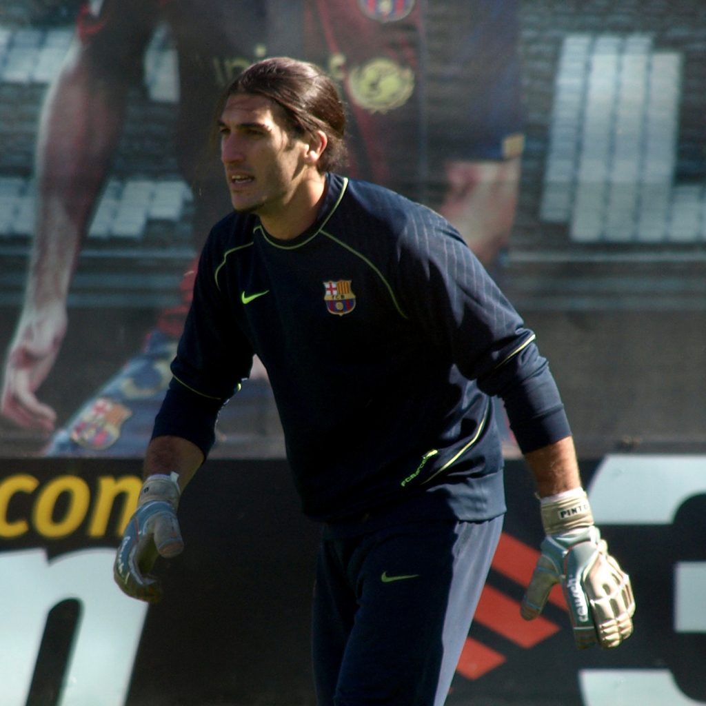 Лучший вратарь Барселоны Хосе Пинто