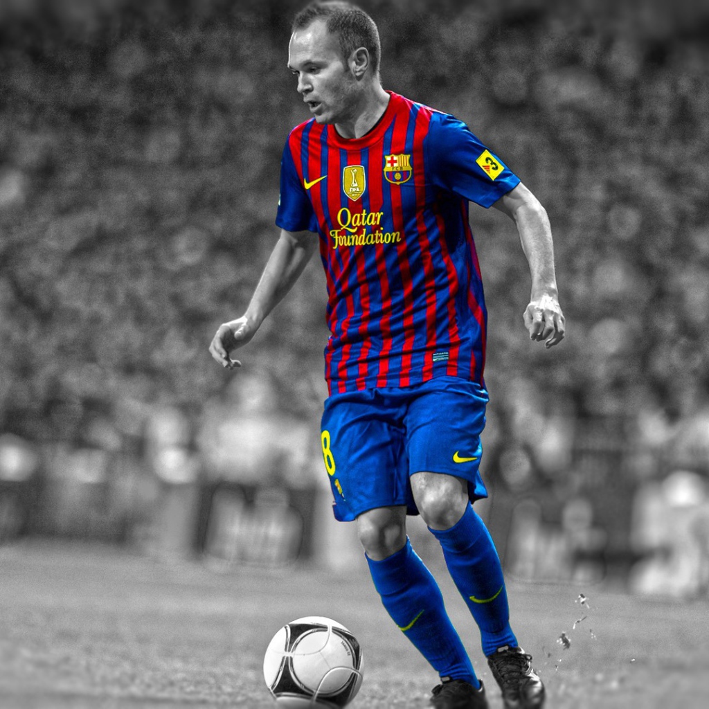 Лучший полузащитник Барселоны Андрес Иньеста