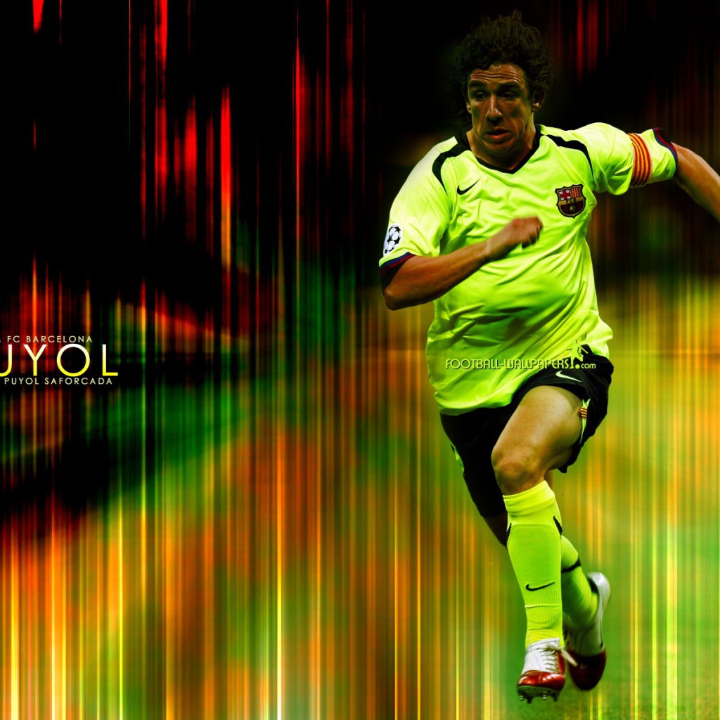 The best player of Barcelona Carles Puyol