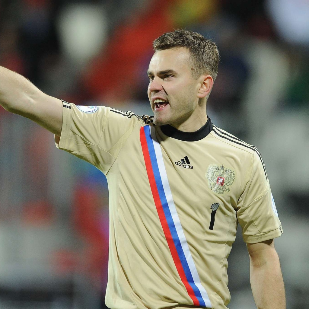 Лучший игрок московского ЦСКА Игорь Акинфеев