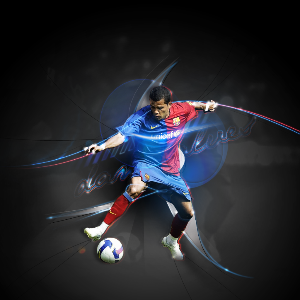 Защитник номер 2 Барселоны Даниэл Алвес