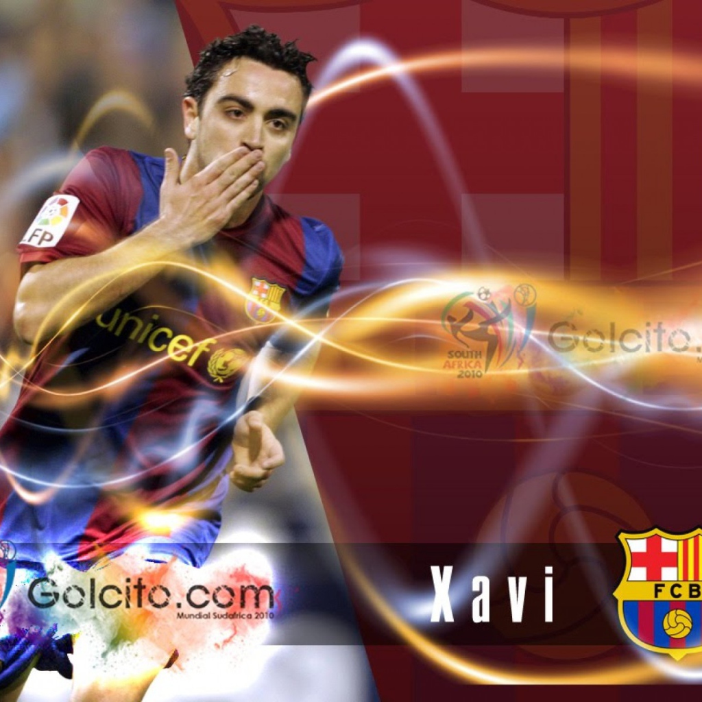 Футболист Барселоны Хави Эрнандес благодарит своих поклонников