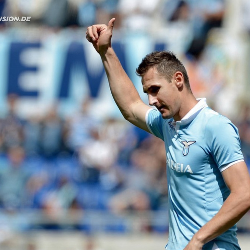  Футболист Лацио Мирослав Клозе