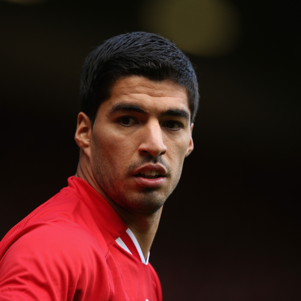 Футболист Ливерпуля Луис Суарес крупным планом