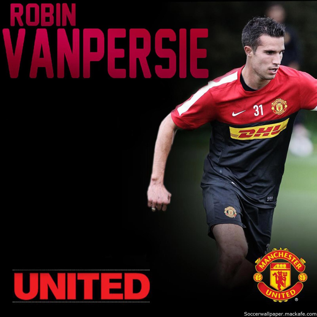 Футболист Манчестер Юнайтед Робин ван Перси