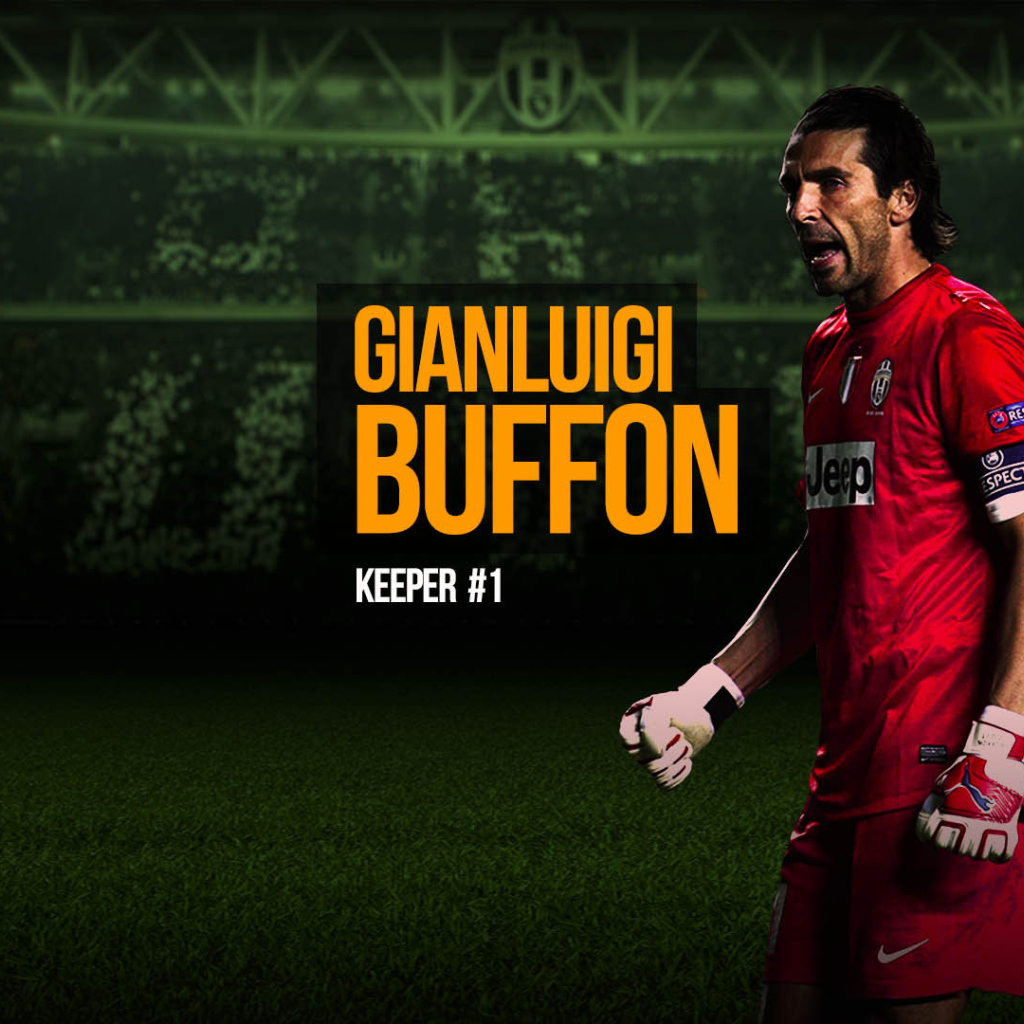Голкипер Ювентуса Джанлуиджи Буффон как стена