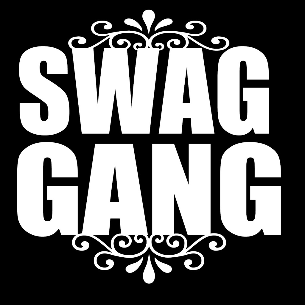 Надпись swag gang