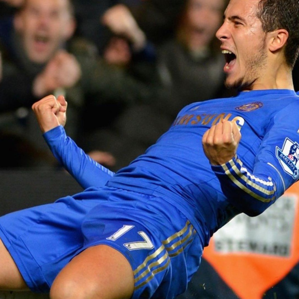  Незаменимый футболист Челси Эден Азар положительные эмоции