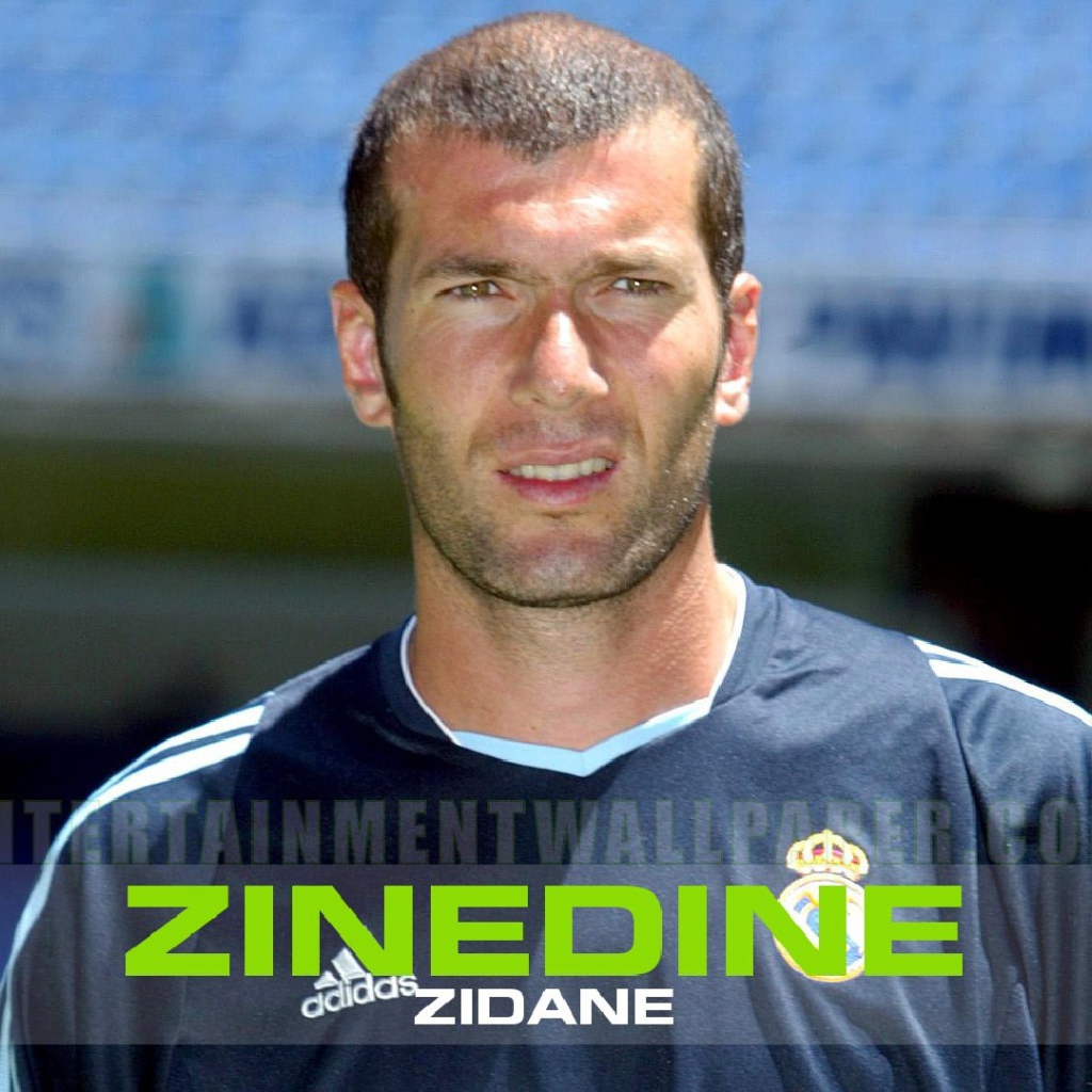 Легенда футбола Зинедин Зидан под солнцем
