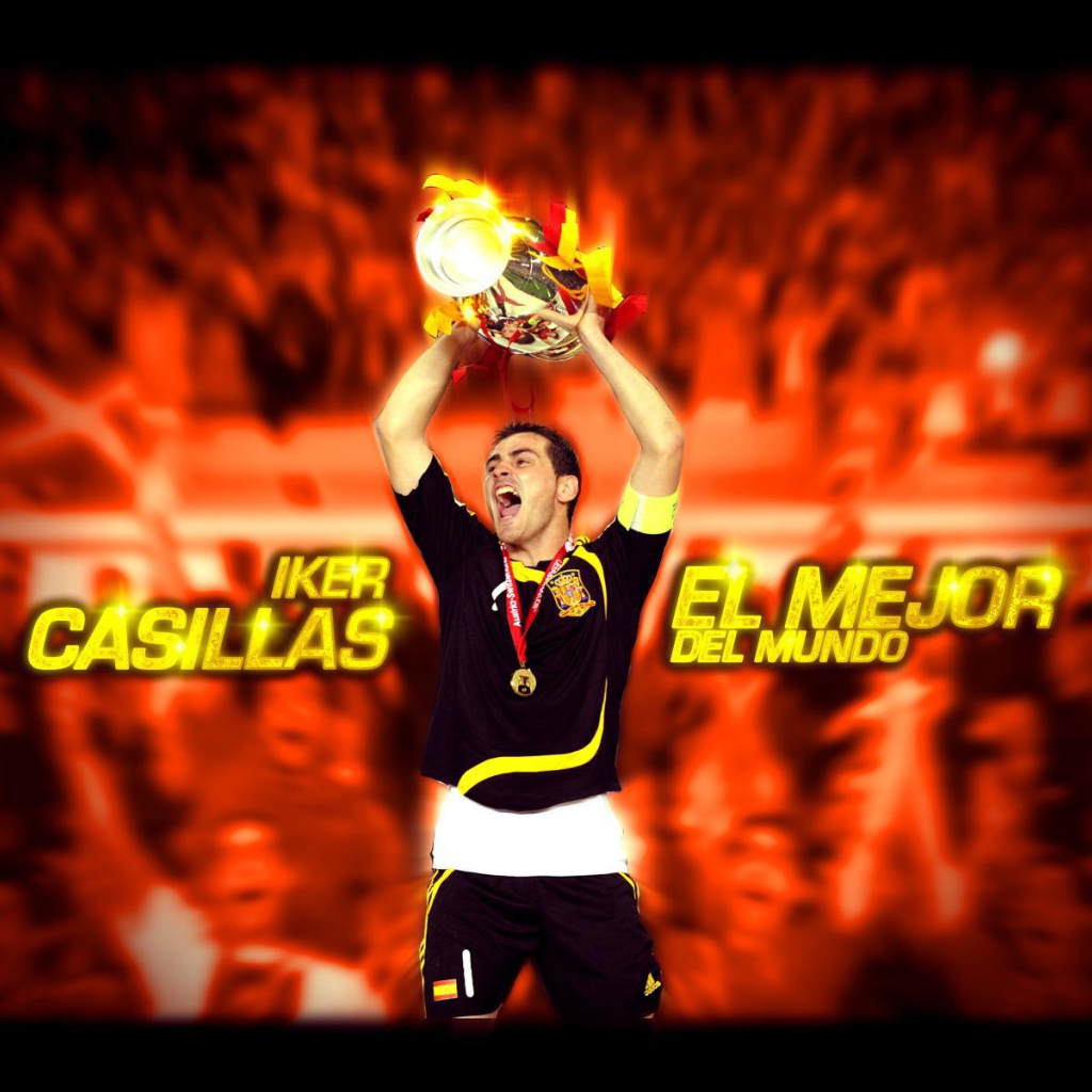 Игрок вратарь Реал Мадрида Икер Касильяс