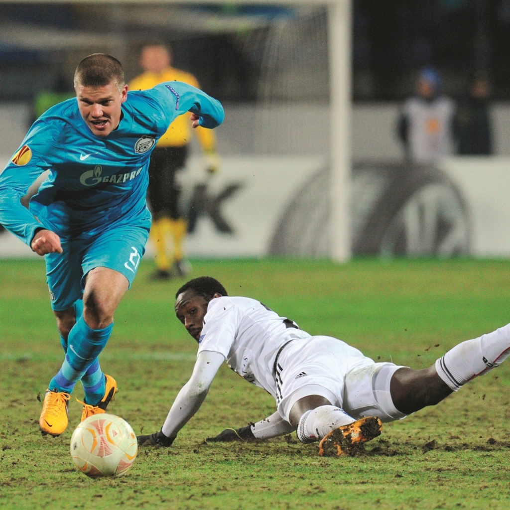 Игрок номер 35 московского ЦСКА Игорь Акинфеев