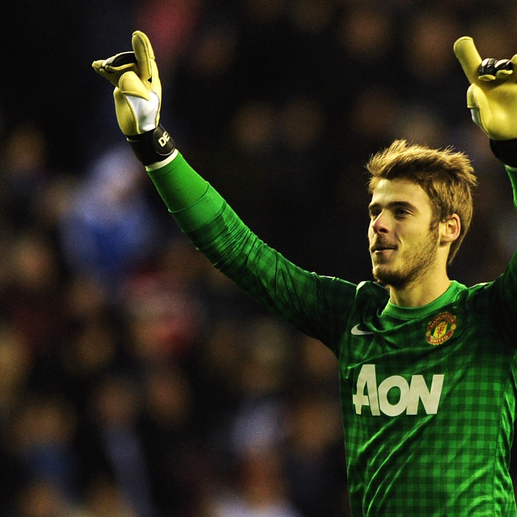 Игрок Манчестер Юнайтед Дэвид Де Хеа