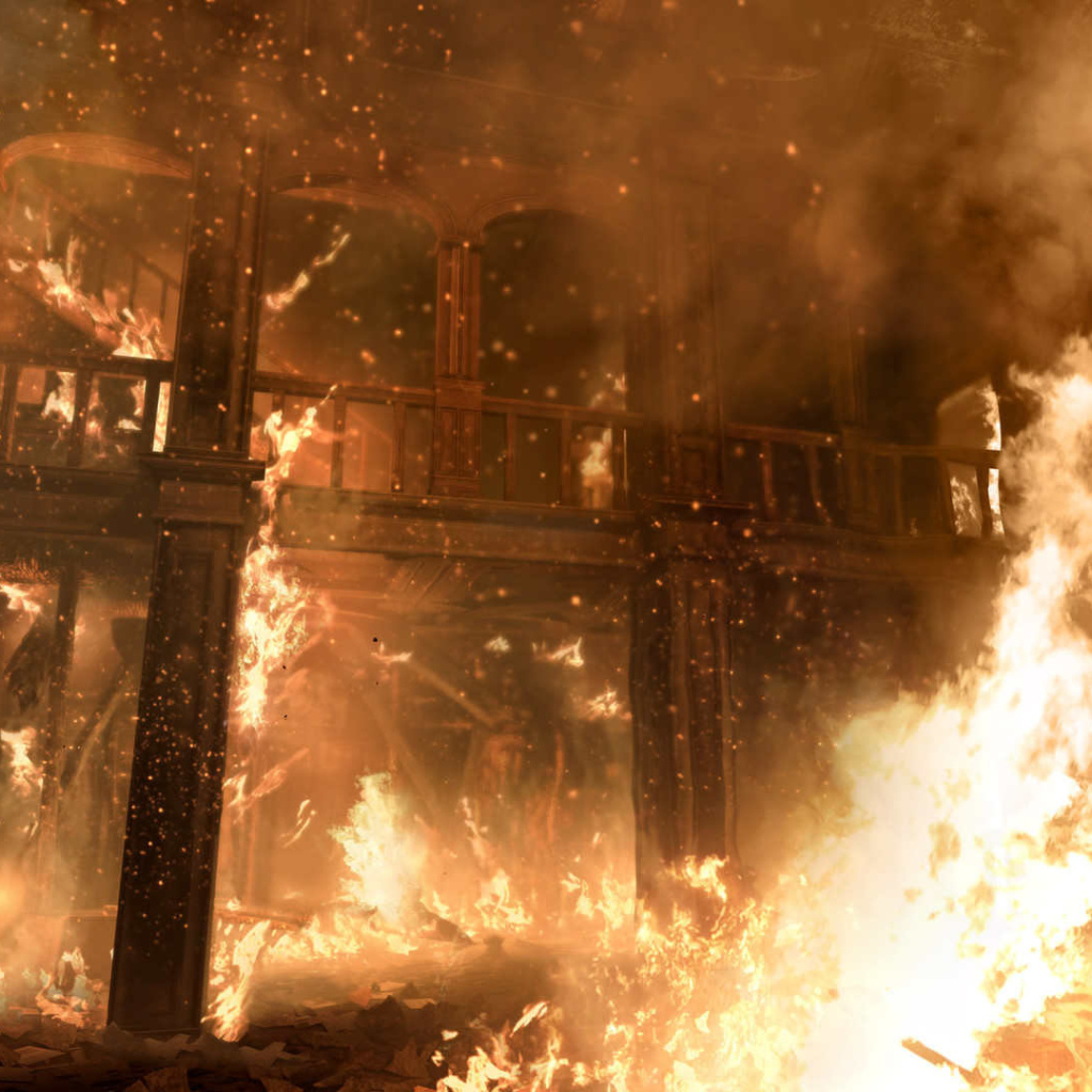 Thief: здание в огне