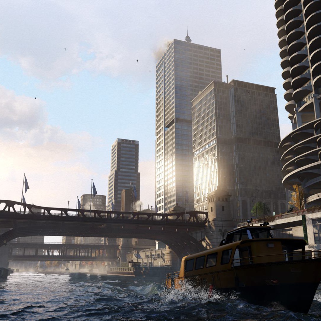 Watch Dogs: вид на город