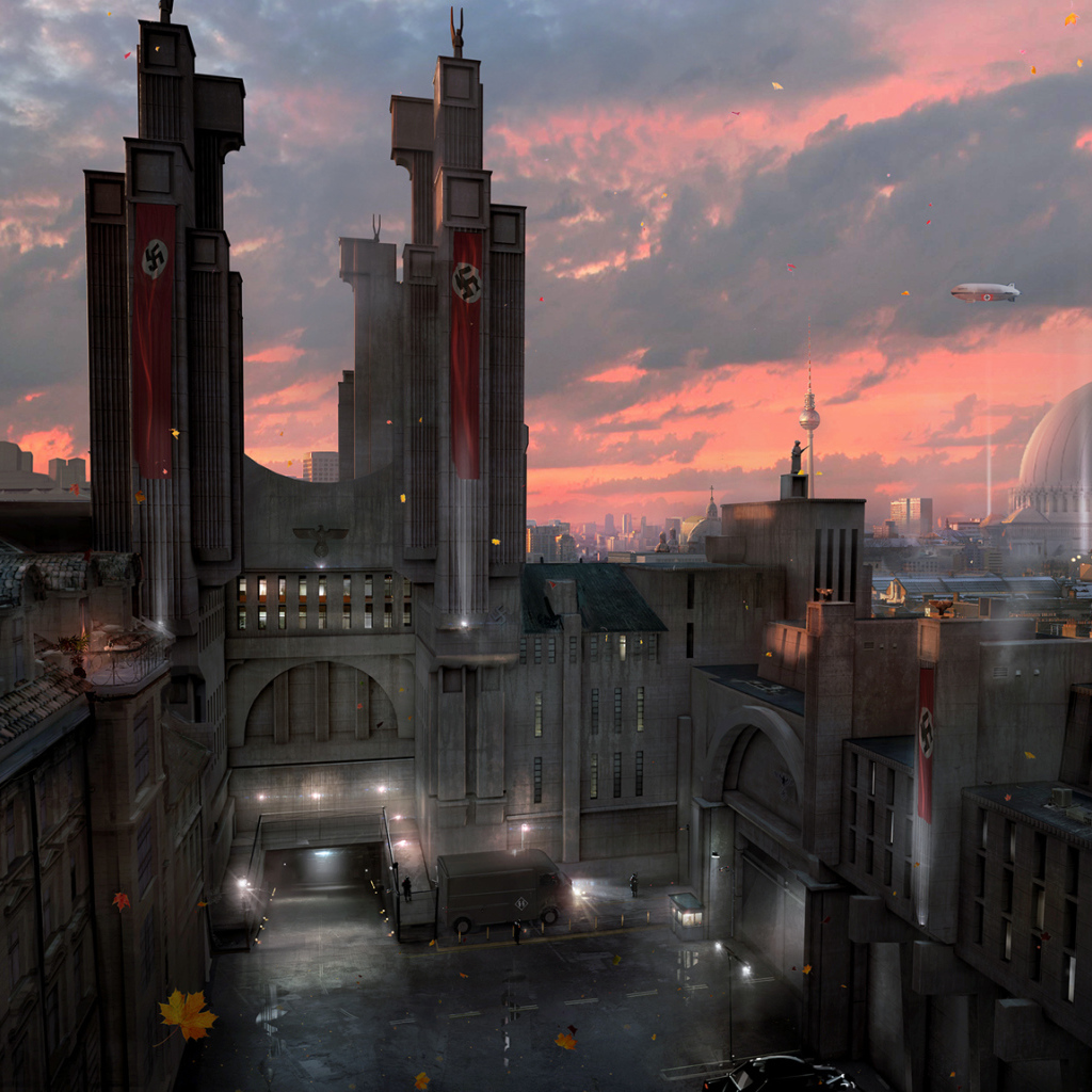 Wolfenstein New Order: главное здание