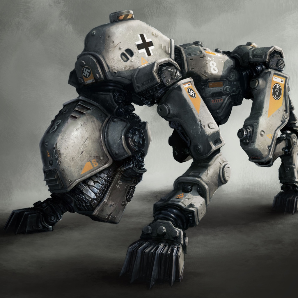 Wolfenstein New Order: робот собака