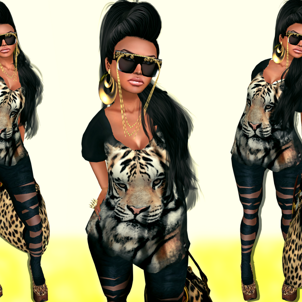 Рисунок девушки, swag