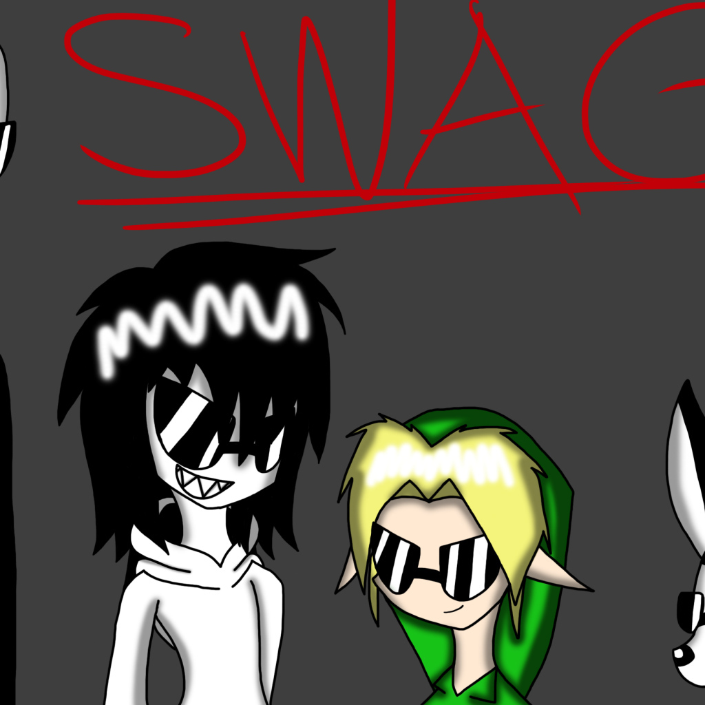 Рисунок с надписью swag