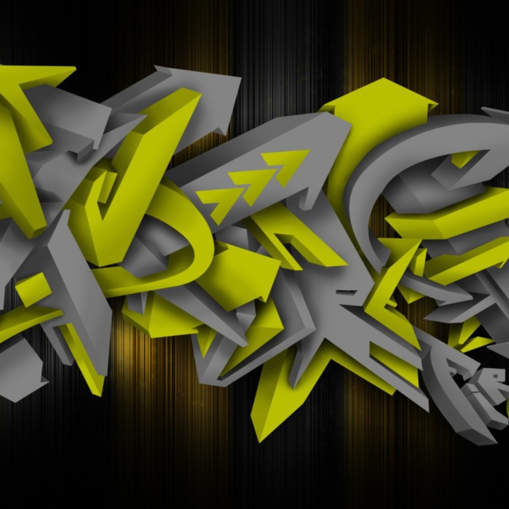 3Д граффити 