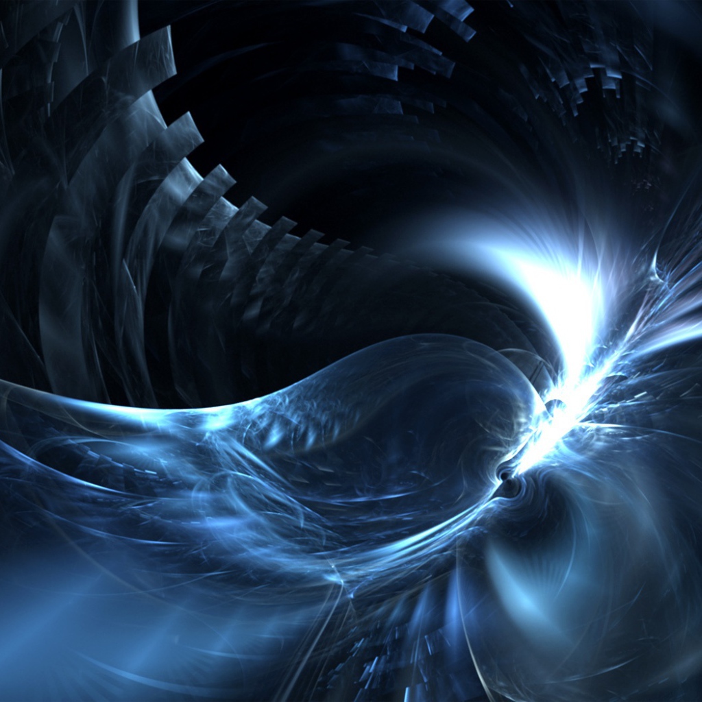 Абстрактный голубой