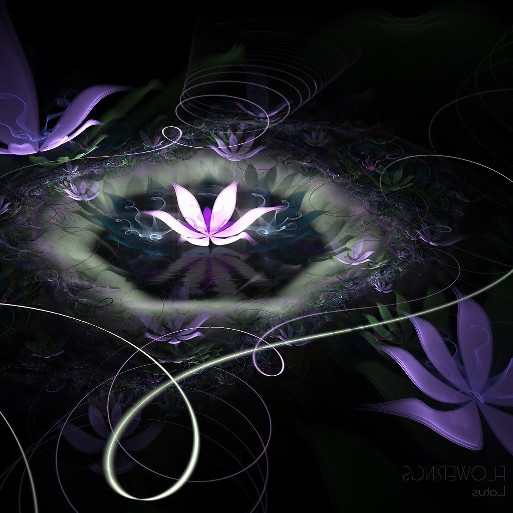 Абстрактные лилии