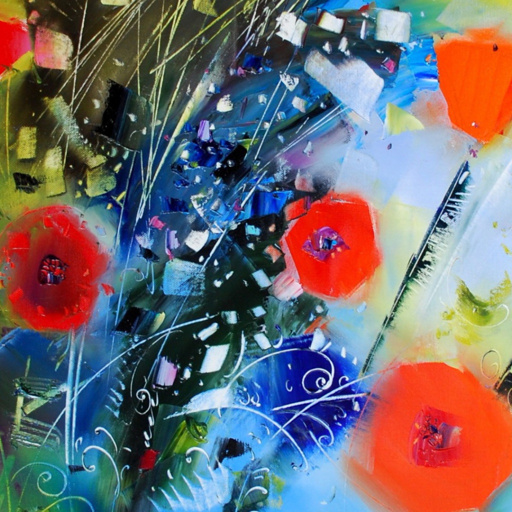 Абстрактные маки