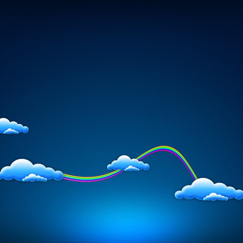 Облака в голубом небе