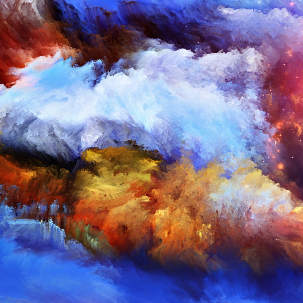 Облака и звездное небо