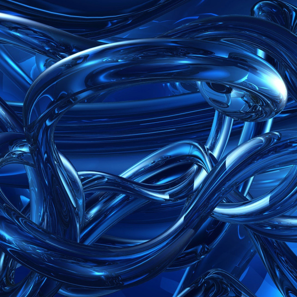 Синяя абстракция