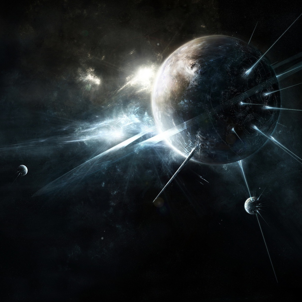 Абстрактный темный космос