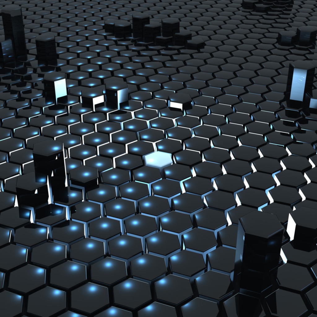 Светящийся шестигранник