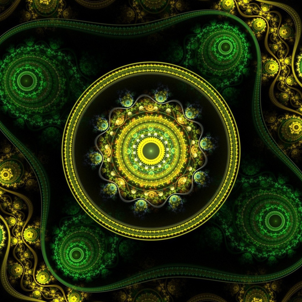 Зеленая абстракция