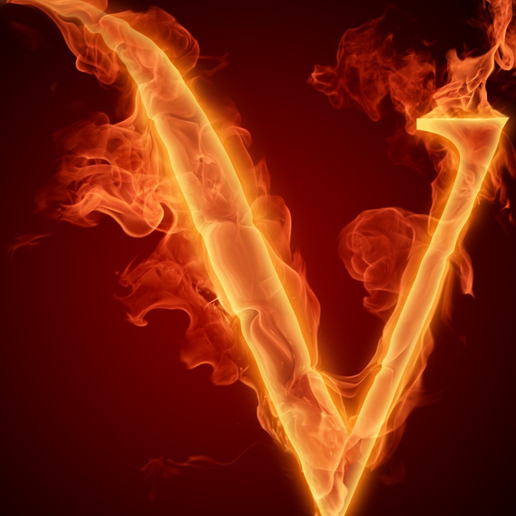 Огненная буква В