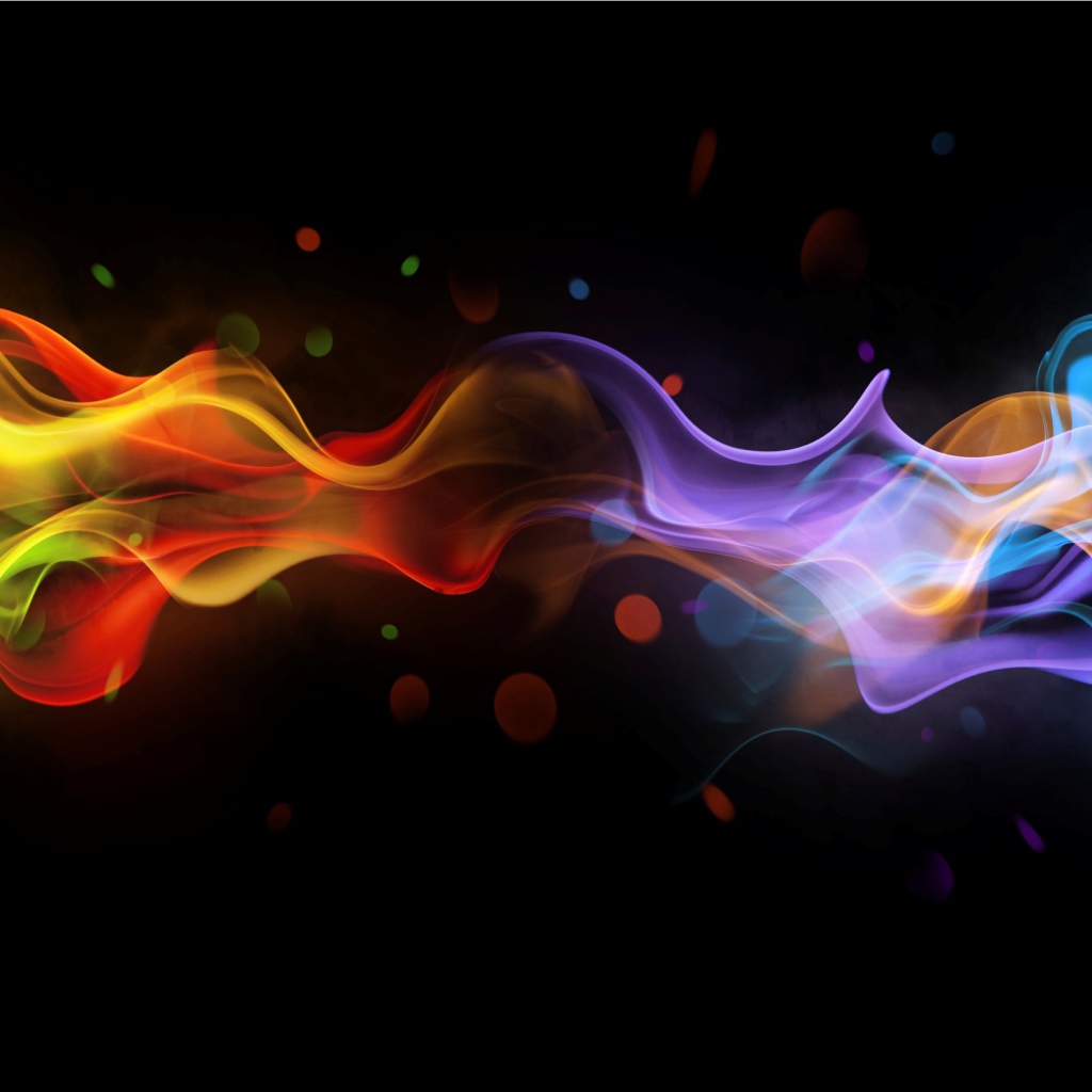 Разноцветный абстрактный дым