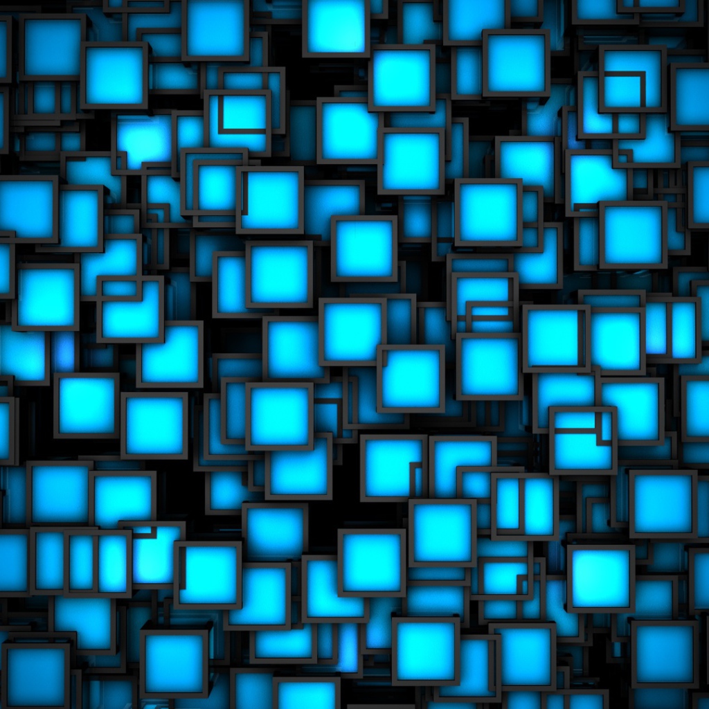 Neon squares