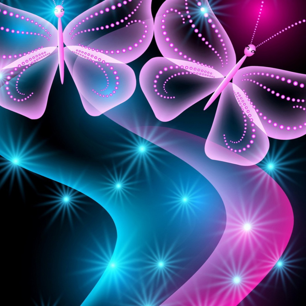 Розовые бабочки