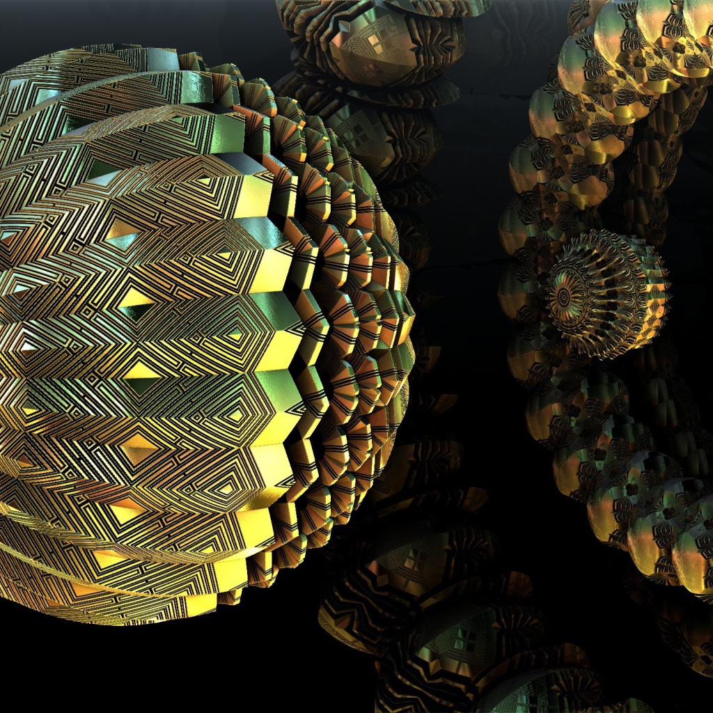 Абстрактный объемный шар