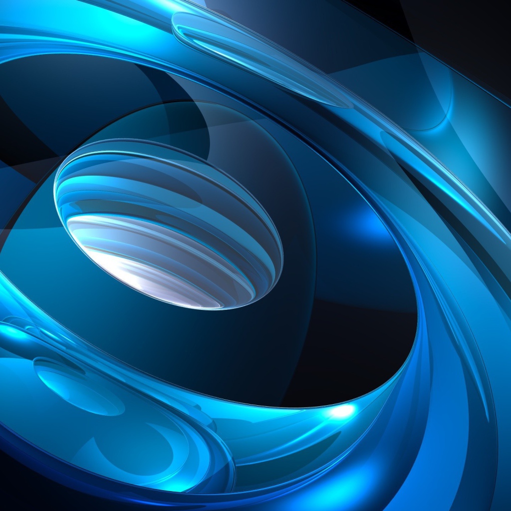 Голубая абстракция