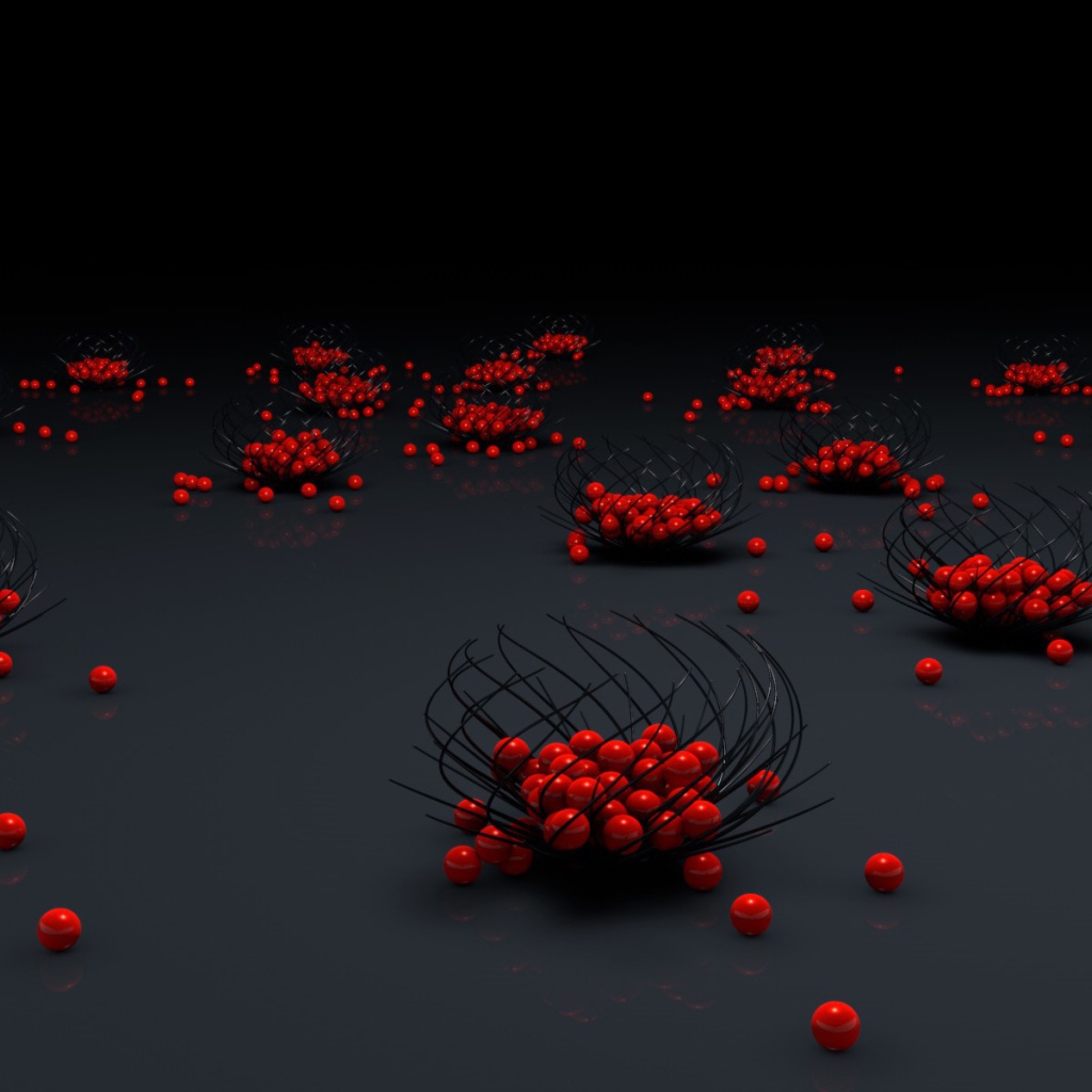 Оранжевые шарики